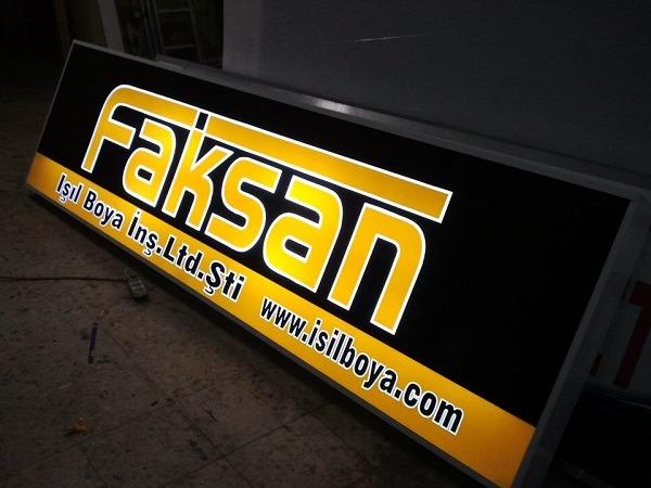 Faksan kasalı tabela