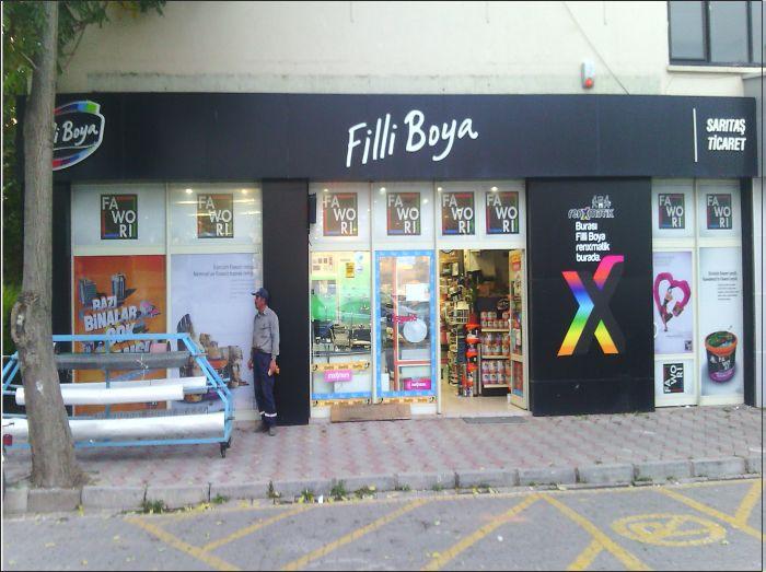 Filli Boya Açık Hava Reklamı