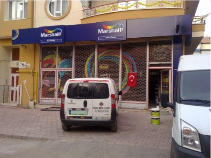 Marshall Boya Şanlıurfa – Mağaza Tabela ve Cephe Projesi
